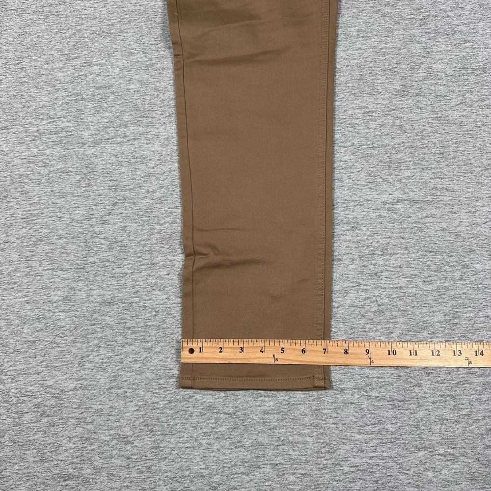 Banana Republic Pants Mens Size 34x30 Brown 5-Pocket Stretch Chino City NEW
